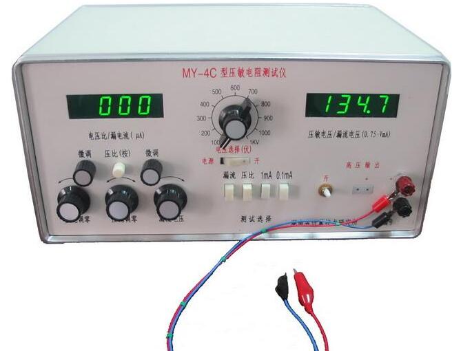 Main parameters of varistor tester (MY - 4C)